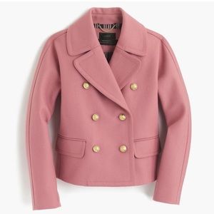 Jcrew Cropped Double Breasted Coat